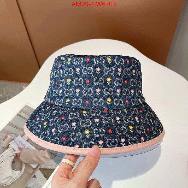 Cap (Hat)-Gucci,can i buy replica , ID: HW6703,$: 29USD