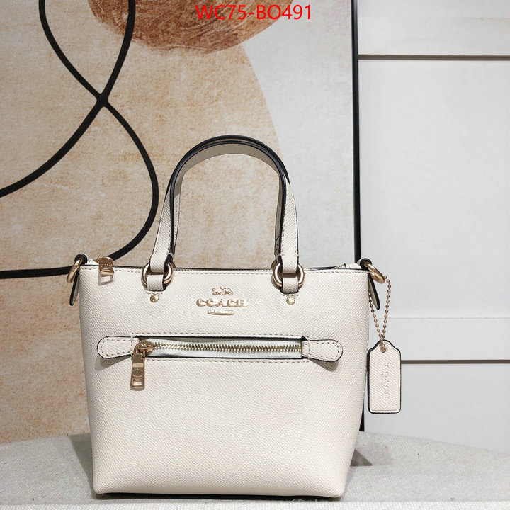 Coach Bags(4A)-Tote-,where to buy fakes ,ID: BO491,$: 75USD