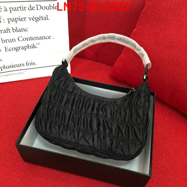 Prada Bags(4A)-Re-Edition 2000,designer high replica ,ID: BL5252,$: 75USD