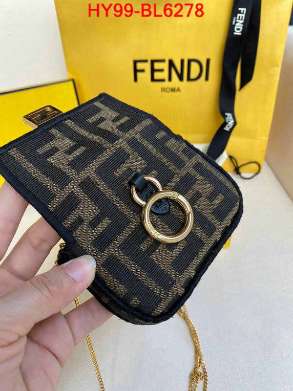 Fendi Bags(TOP)-Baguette,top perfect fake ,ID: BL6278,$: 99USD