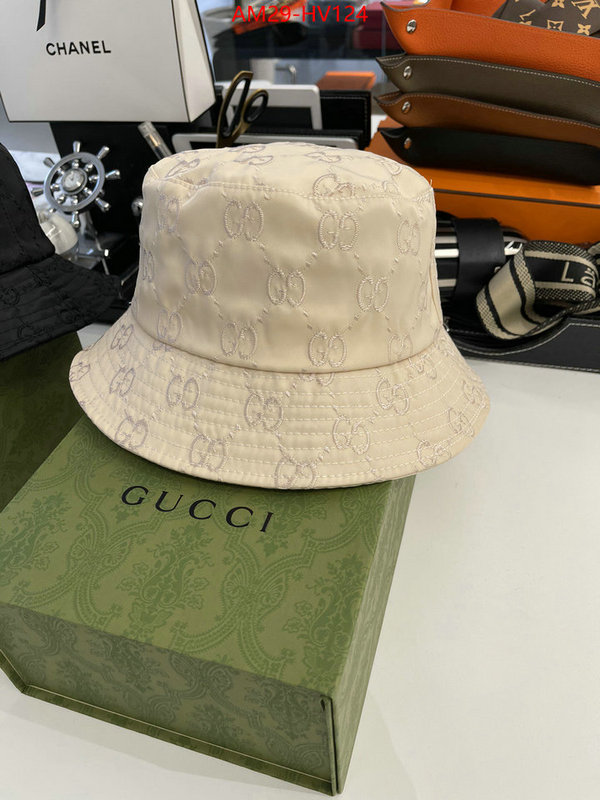 Cap (Hat)-Gucci,fashion replica , ID: HV124,$: 29USD