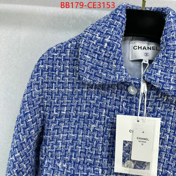 Clothing-Chanel,1:1 replica wholesale , ID: CE3153,$: 179USD