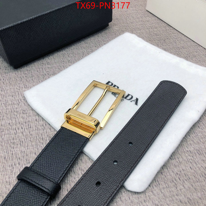 Belts-Prada,wholesale imitation designer replicas , ID: PN3177,$: 69USD