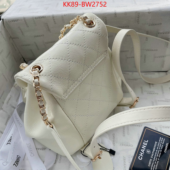 Chanel Bags(4A)-Backpack-,ID: BW2752,$: 89USD