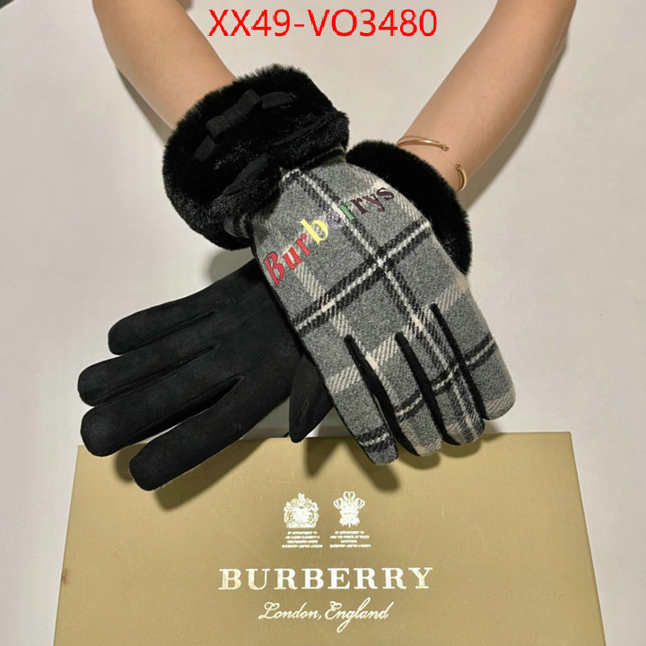 Gloves-Burberry,top perfect fake , ID: VO3480,$: 49USD