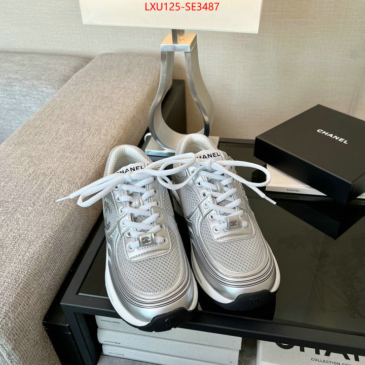 Women Shoes-Chanel,replica sale online , ID: SE3487,$: 125USD