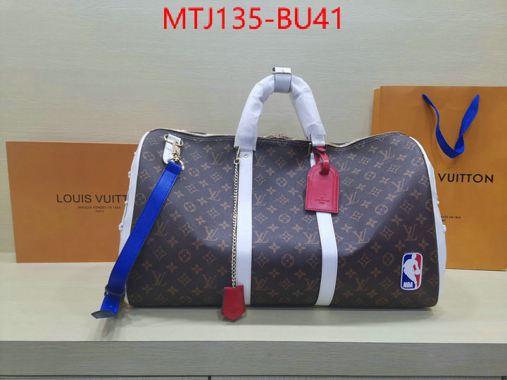 LV Bags(4A)-Keepall BandouliRe 45-50-,mirror quality ,ID: BU41,$: 135USD