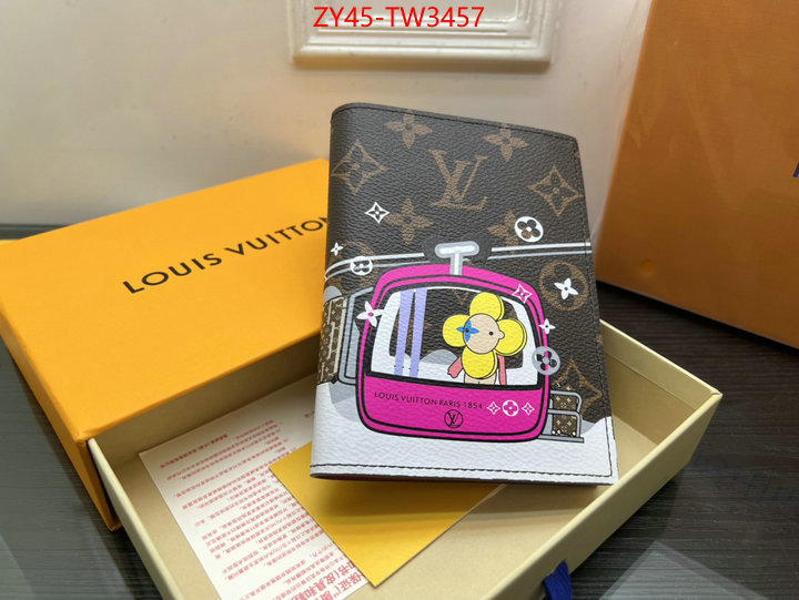 LV Bags(4A)-Wallet,high quality replica ,ID: TW3457,$: 45USD