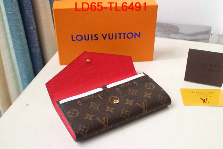 LV Bags(TOP)-Wallet,ID:TL6491,$: 65USD