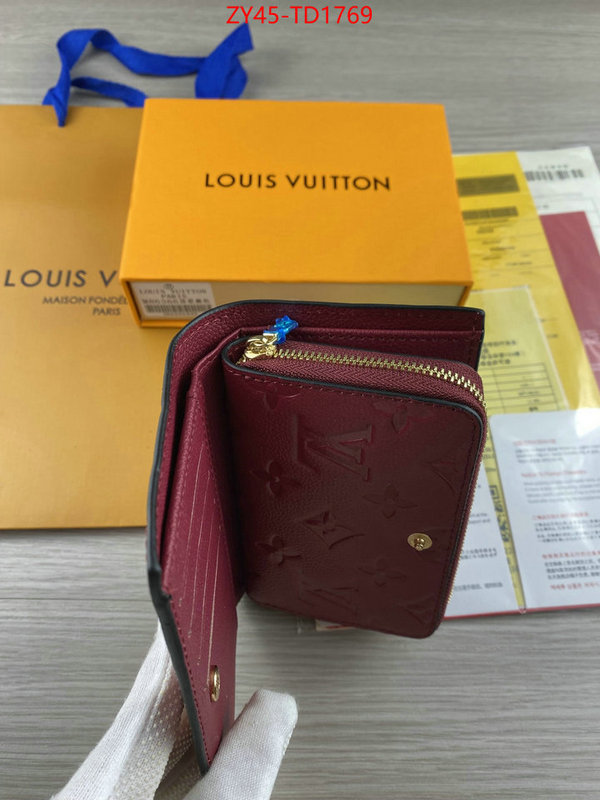 LV Bags(4A)-Wallet,ID: TD1769,$: 45USD