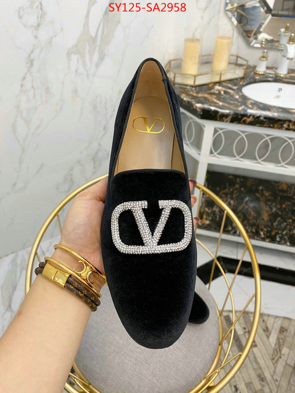 Women Shoes-Valentino,high end designer , ID:SA2958,$: 125USD