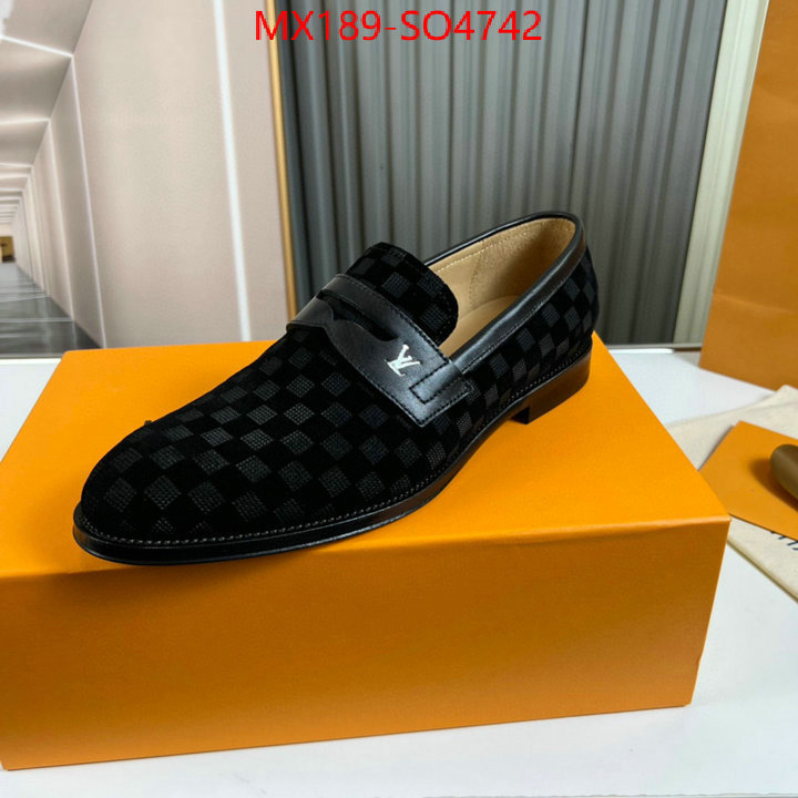 Men Shoes-LV,2023 aaaaa replica 1st copy , ID: SO4742,$: 189USD