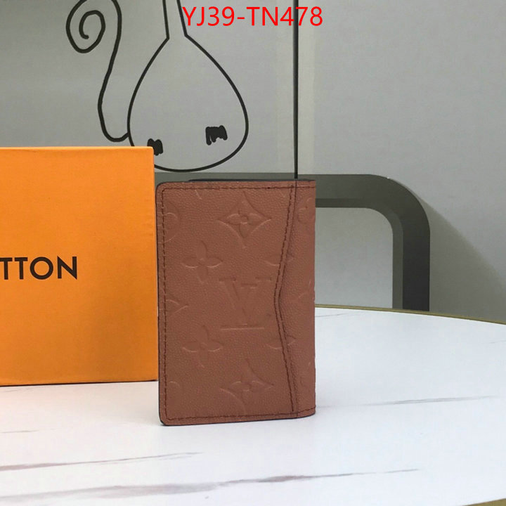 LV Bags(4A)-Wallet,ID: TN478,$: 39USD