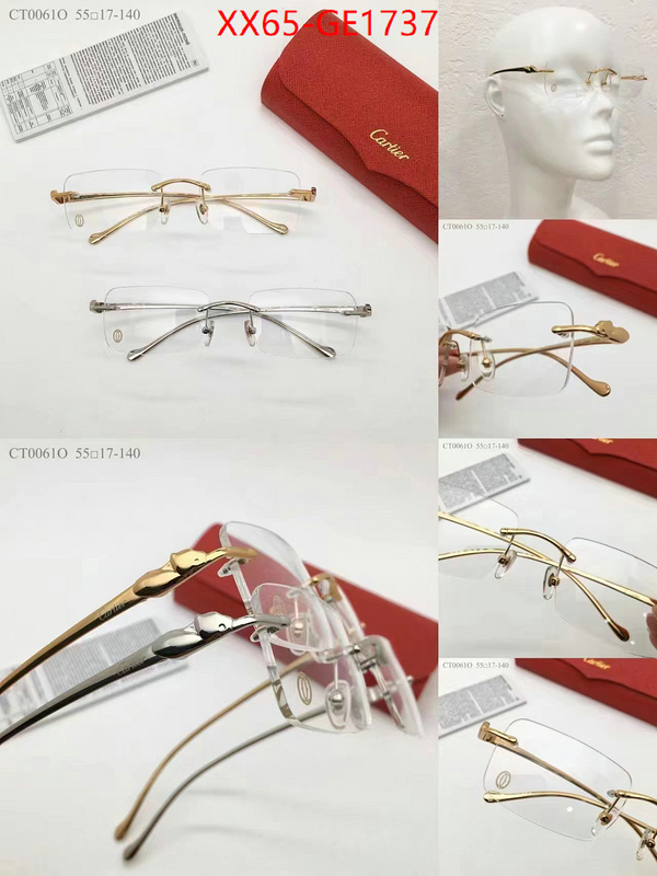 Glasses-Cartier,high quality happy copy , ID: GE1737,$: 65USD