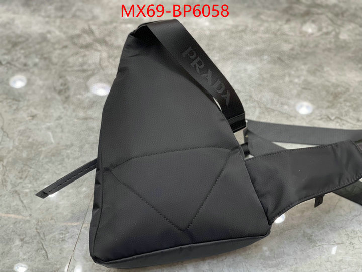 Prada Bags(4A)-Diagonal-,replica 1:1 high quality ,ID: BP6058,$: 69USD