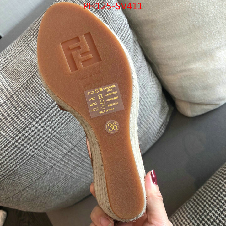 Women Shoes-Fendi,replica online , ID: SV411,$:125USD