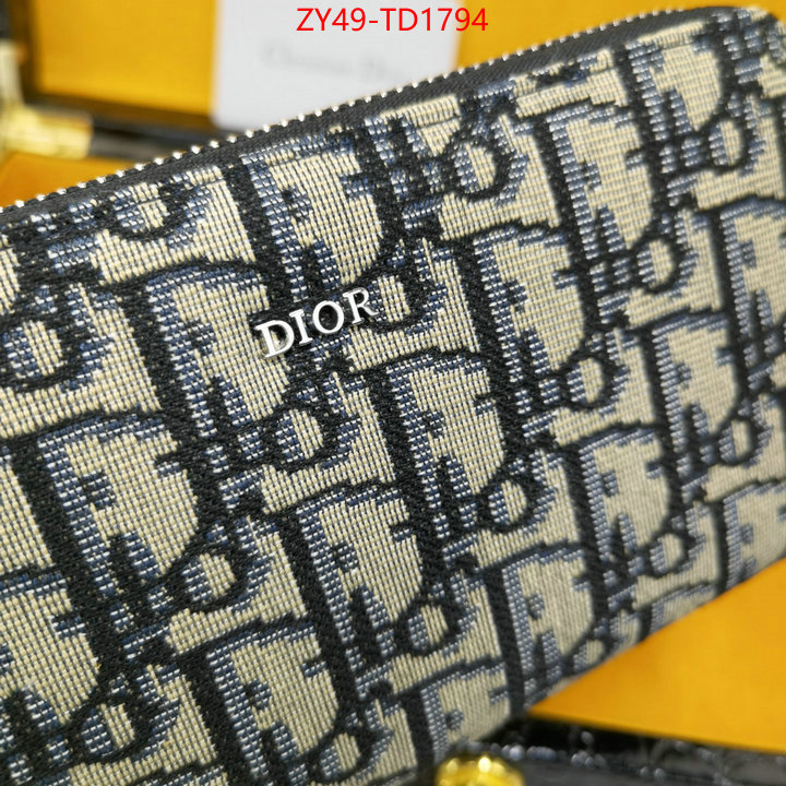 Dior Bags(4A)-Wallet-,ID: TD1794,$: 49USD