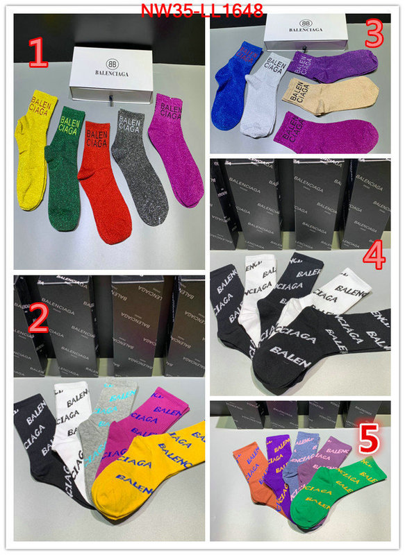 Sock-Balenciaga,2023 replica wholesale cheap sales online , ID: LL1648,$: 35USD