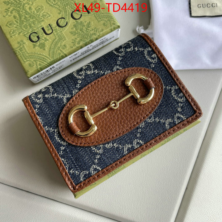 Gucci Bags(4A)-Wallet-,china sale ,ID: TD4419,$: 49USD