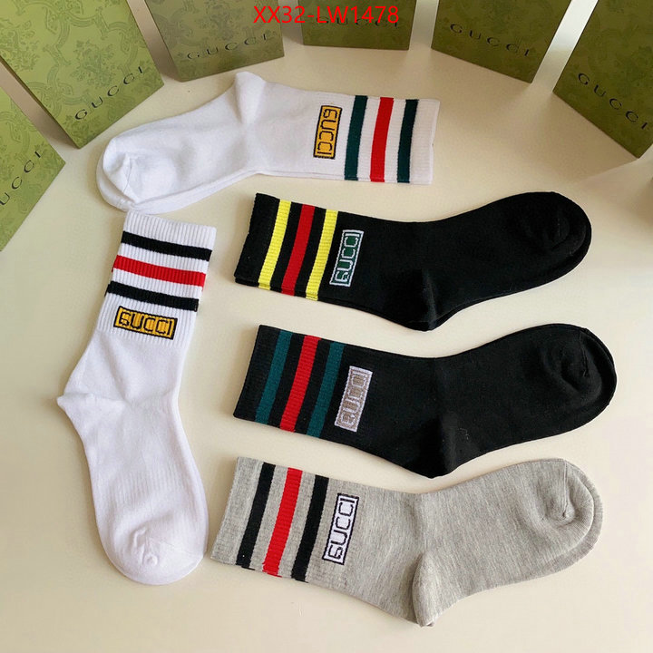 Sock-Gucci,exclusive cheap , ID: LW1478,$: 32USD