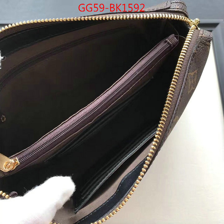 LV Bags(4A)-Wallet,ID: BK1592,$:59USD