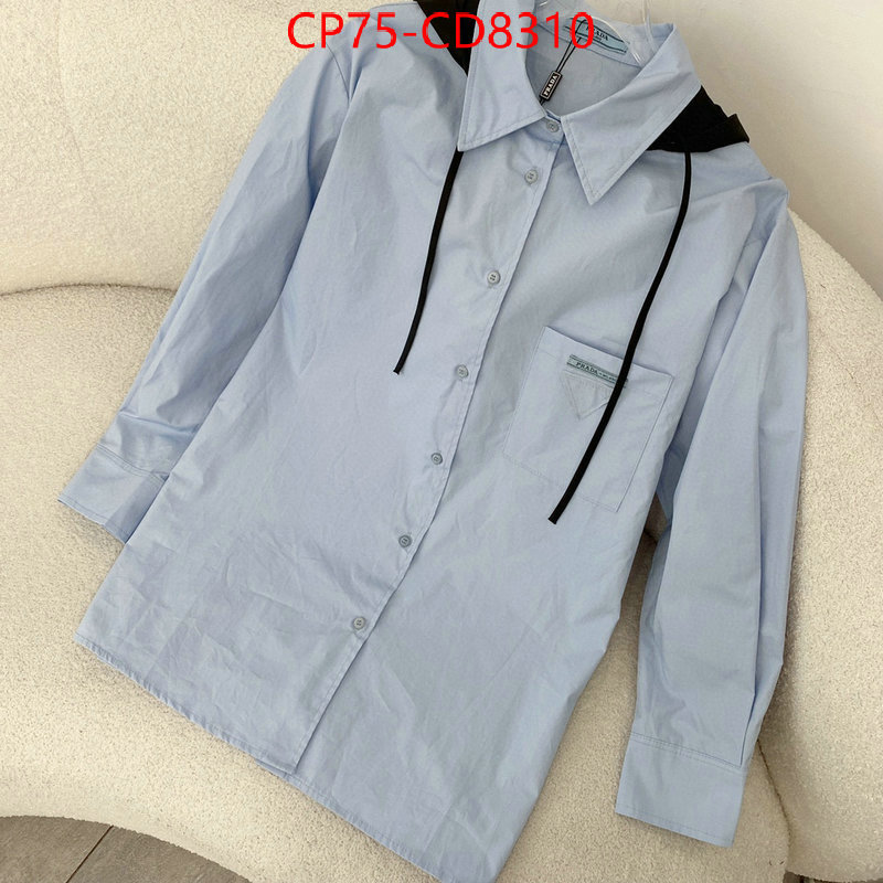 Clothing-Prada,highest quality replica , ID: CD8310,$: 75USD