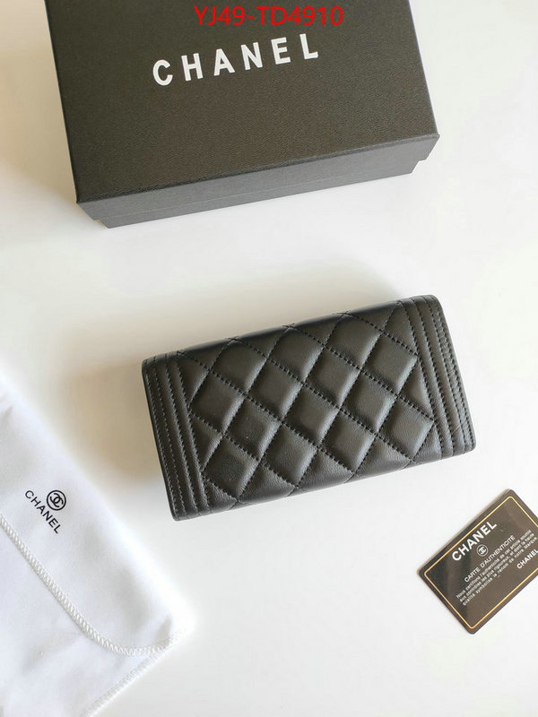 Chanel Bags(4A)-Wallet-,ID: TD4910,$: 49USD