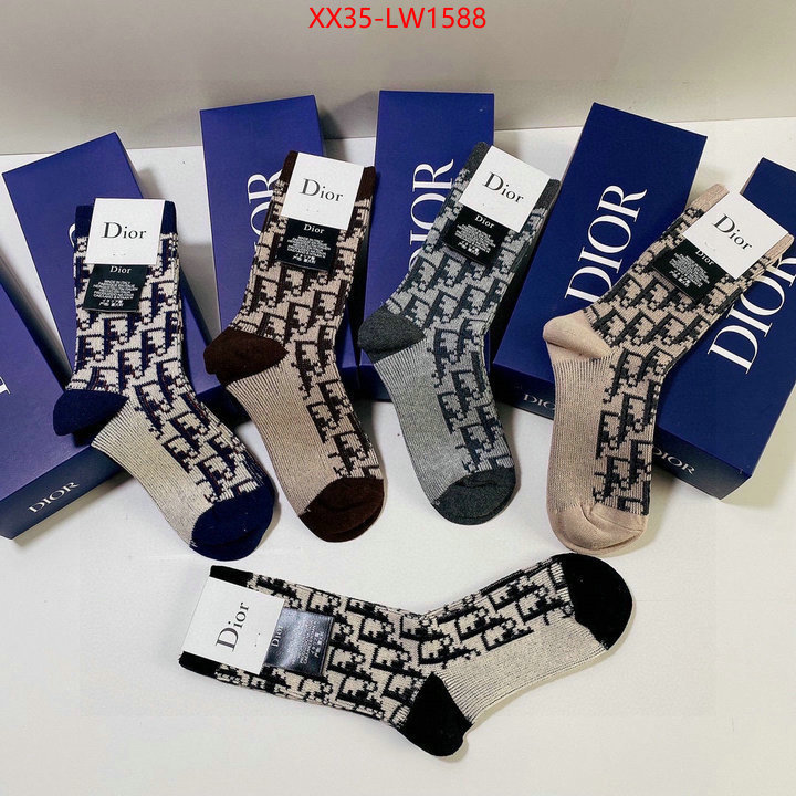 Sock-Dior,best quality fake , ID: LW1588,$: 35USD