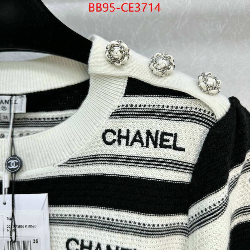 Clothing-Chanel,replica wholesale ,ID: CE3714,$:95USD