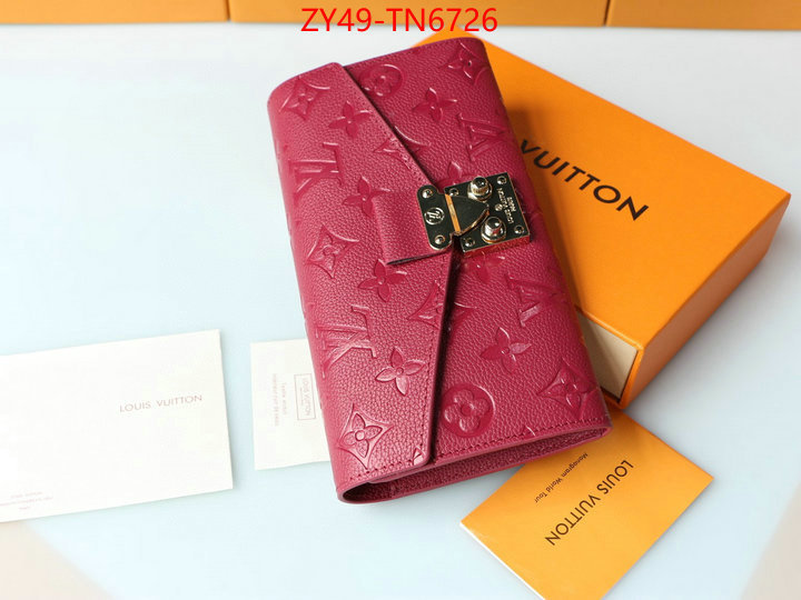 LV Bags(4A)-Wallet,ID: TN6726,$: 49USD