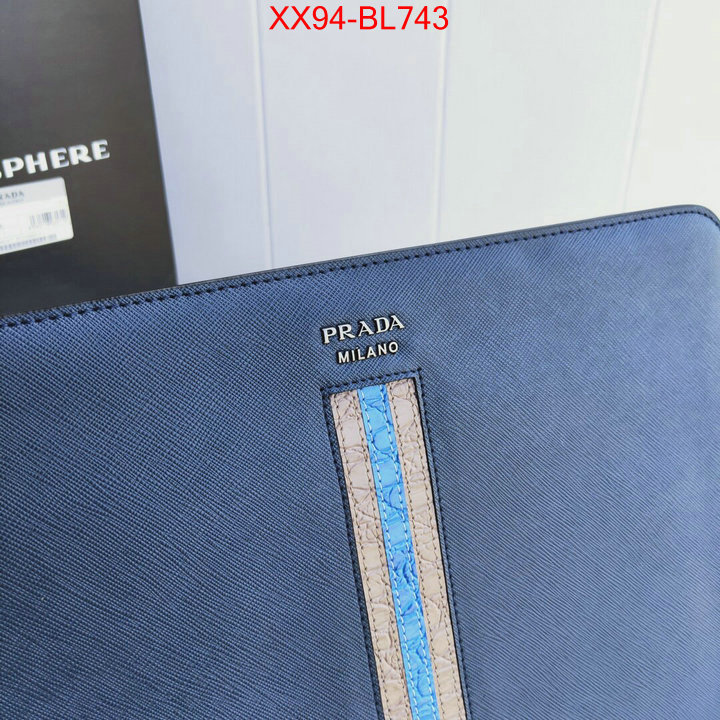 Prada Bags(TOP)-Clutch-,ID: BL743,$:94USD