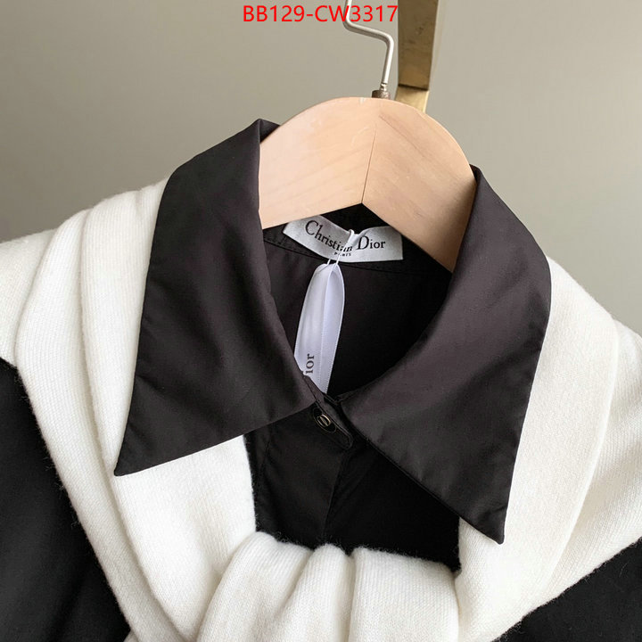 Clothing-Dior,buy aaaaa cheap , ID: CW3317,$: 129USD