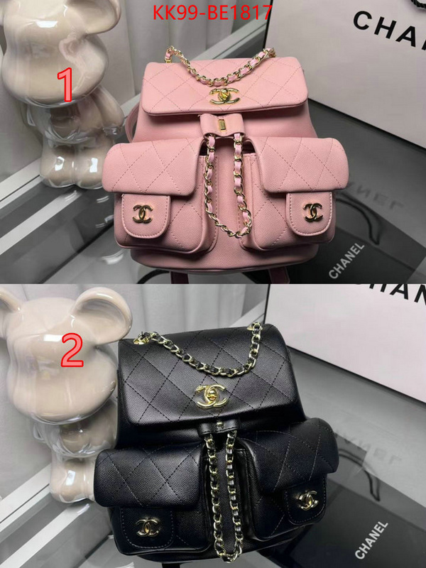 Chanel Bags(4A)-Backpack-,ID: BE1817,$: 99USD