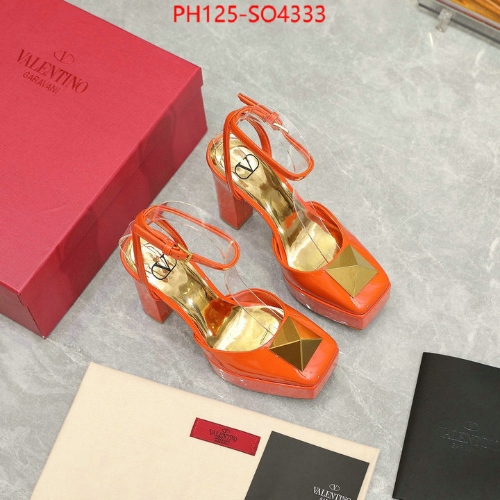 Women Shoes-Valentino,what's the best to buy replica , ID: SO4333,$: 125USD