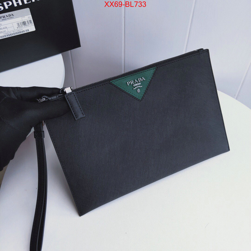 Prada Bags(TOP)-Clutch-,ID: BL733,$:69USD