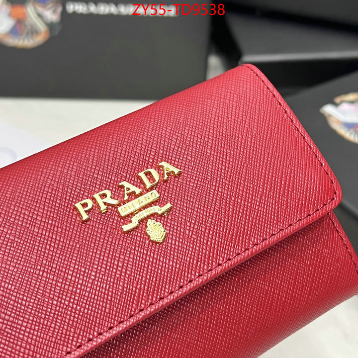 Prada Bags(4A)-Wallet,the best quality replica ,ID: TD9538,$: 55USD