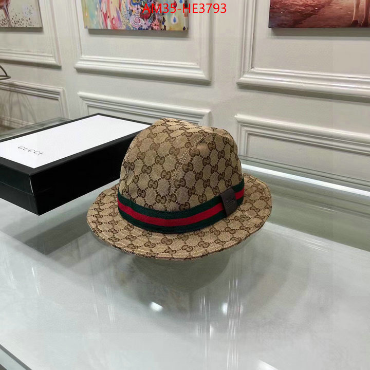 Cap (Hat)-Gucci,first copy , ID: HE3793,$: 35USD