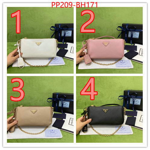 Prada Bags(TOP)-Diagonal-,ID: BH171,$:209USD