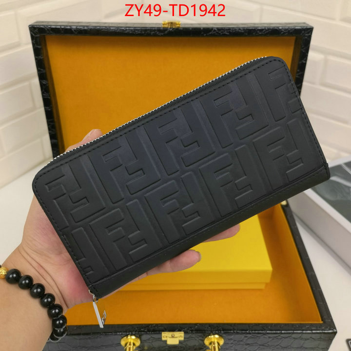 Fendi Bags(4A)-Wallet-,replica shop ,ID: TD1942,$: 49USD