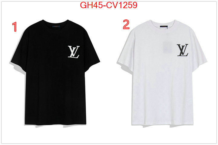 Clothing-LV,wholesale 2023 replica , ID: CV1259,$: 45USD