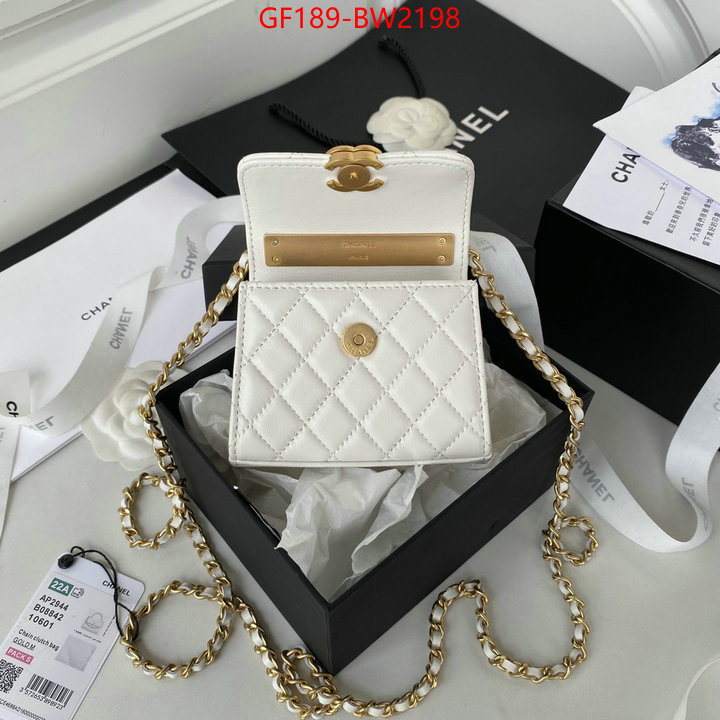 Chanel Bags(TOP)-Diagonal-,ID: BW2198,$: 189USD