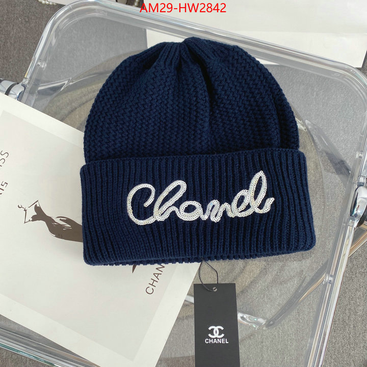 Cap (Hat)-Chanel,buy high quality fake , ID: HW2842,$: 29USD