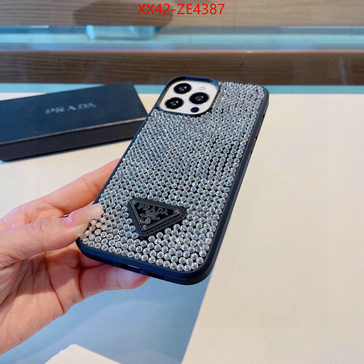 Phone case-Prada,top quality replica , ID: ZE4387,$: 42USD