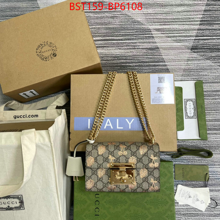 Gucci Bags(TOP)-Padlock-,counter quality ,ID: BP6108,$: 159USD
