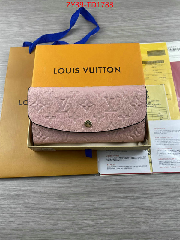 LV Bags(4A)-Wallet,ID: TD1783,$: 39USD