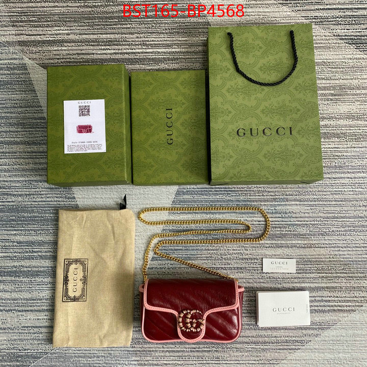 Gucci Bags(TOP)-Marmont,replica how can you ,ID: BP4568,$: 165USD