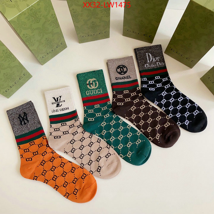 Sock-Gucci,the best affordable , ID: LW1475,$: 32USD