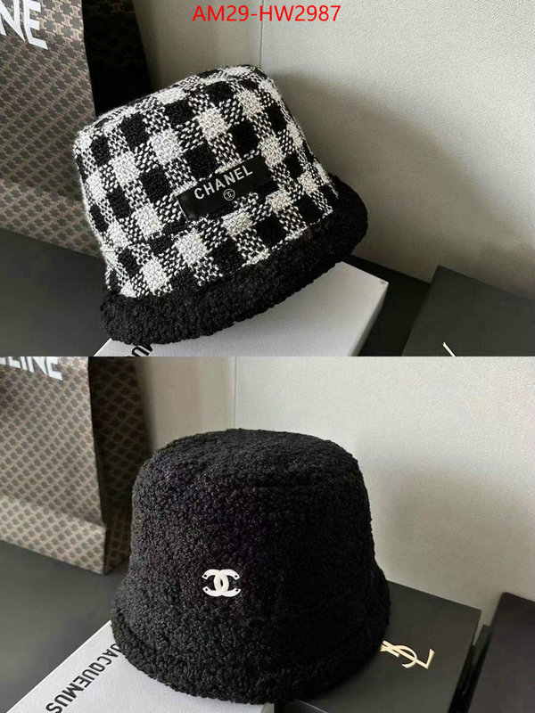 Cap (Hat)-Chanel,aaaaa class replica , ID: HW2987,$: 29USD