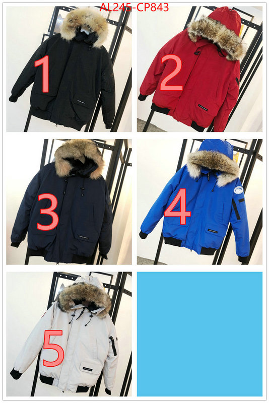 Down jacket Men-Canada Goose,buy best quality replica , ID: CP843,$:245USD