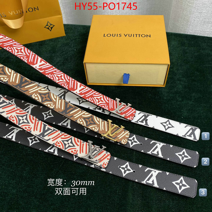 Belts-LV,7 star quality designer replica , ID: PO1745,$: 55USD